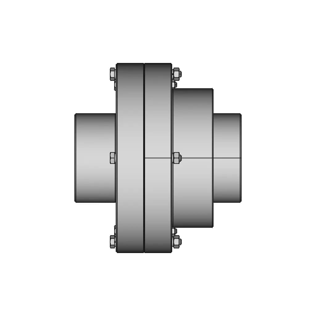 Gear Coupling 2 1600Nm D 48Mm 1 | CAD Model for Energy Systems_270_0_degree_snapshot