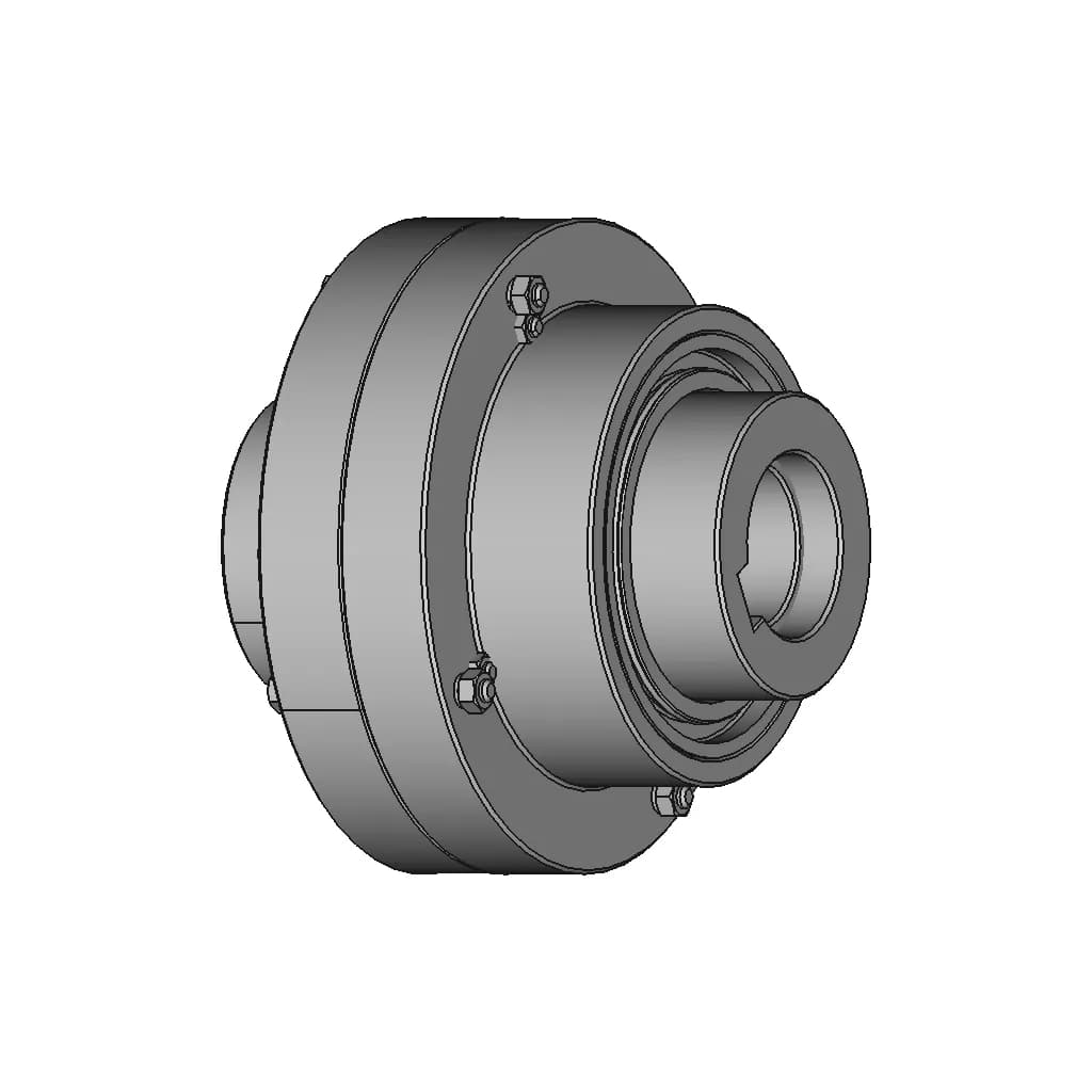 Gear Coupling 2 1600Nm D 48Mm 1 | CAD Model for Energy Systems_60_30_degree_snapshot