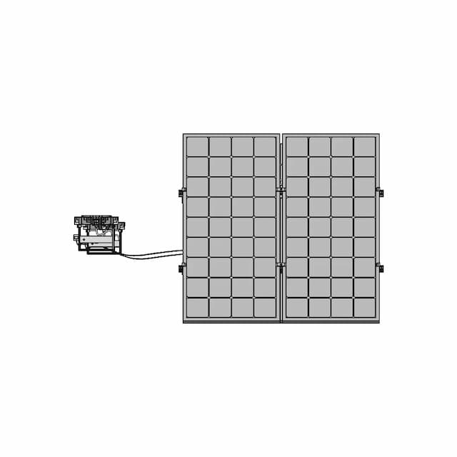 Solar Cell 300W 12Vdc 1 | CAD Model for Energy Systems