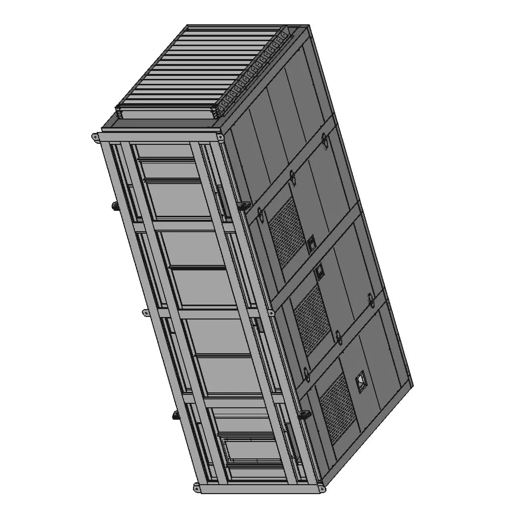 400Kva Cat Generator Canopy 1 | CAD Model for Energy Systems_60_30_degree_snapshot