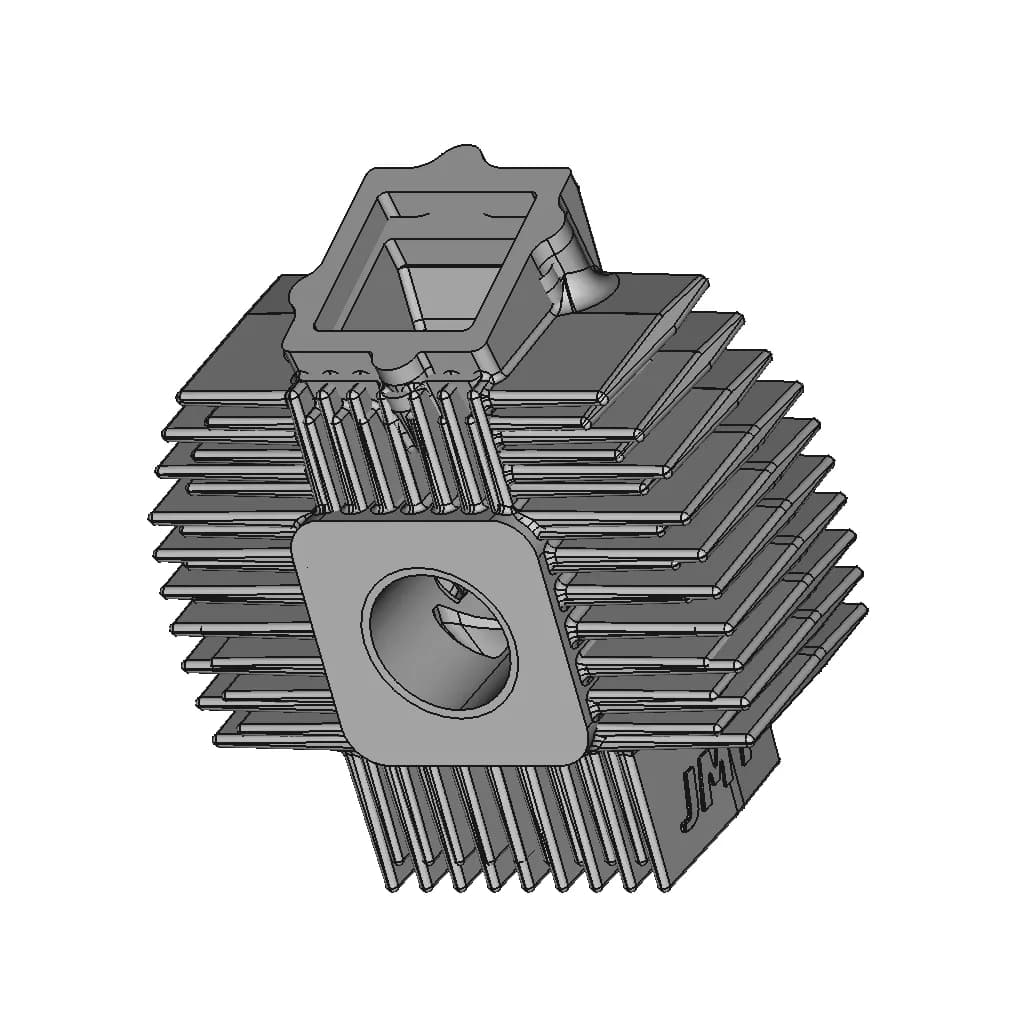 Puch 70Cc Race Cylinder 1 | CAD Model for Energy Systems_60_30_degree_snapshot