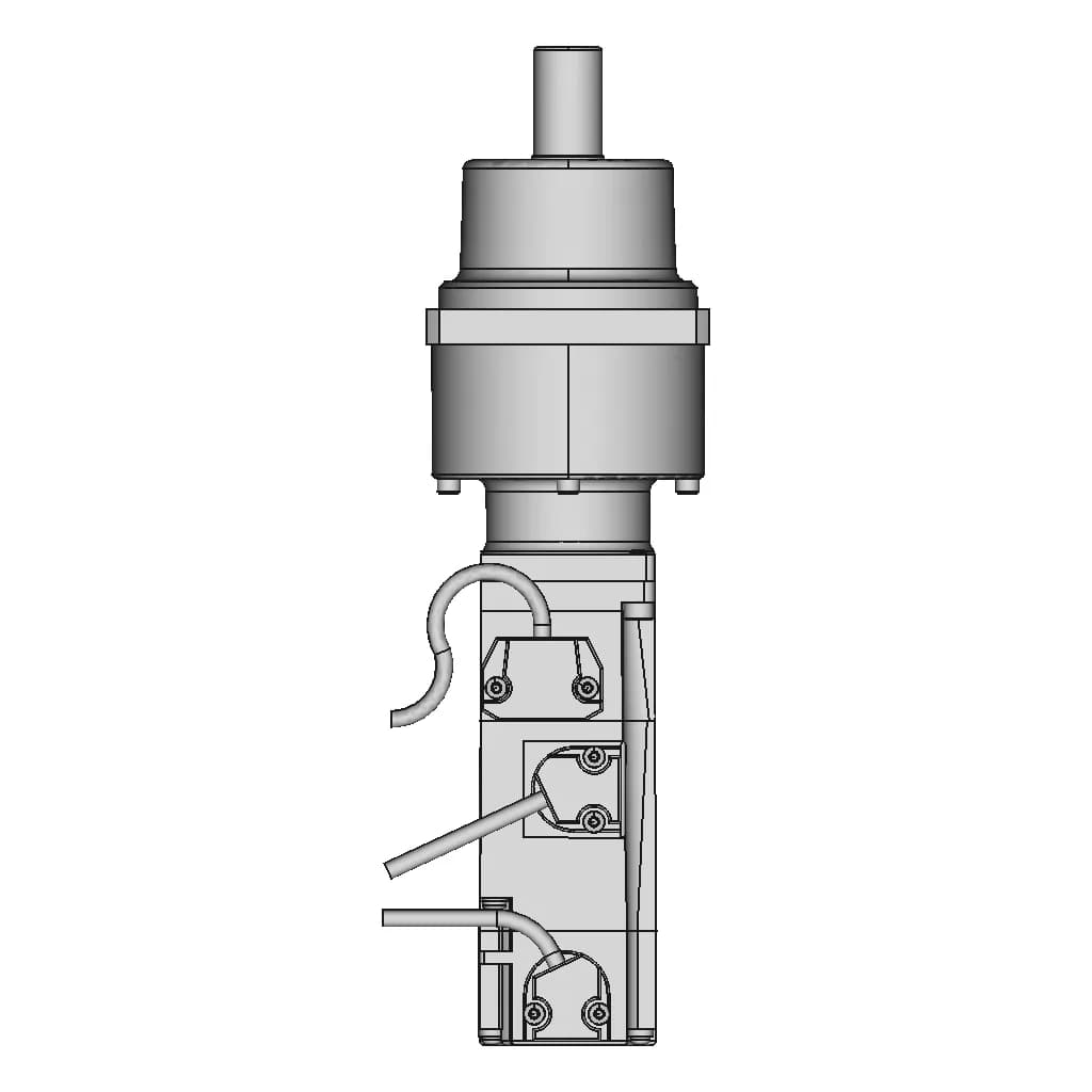 Planetary Gear Ac Servo Motor With Brake 7 | CAD Model for Energy Systems_90_0_degree_snapshot