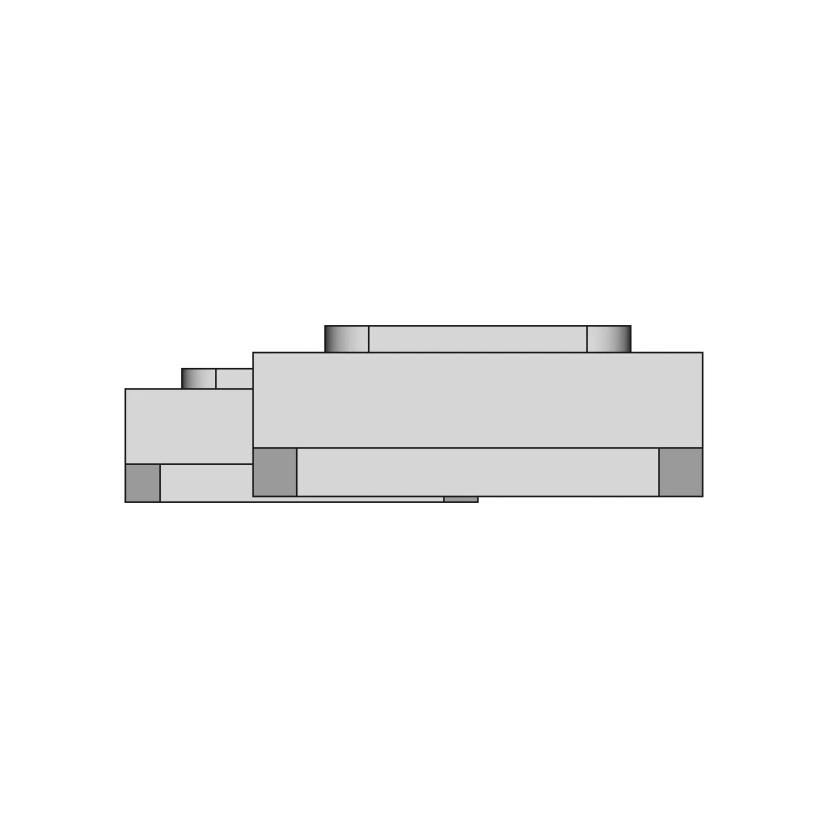 Hydraulic Valve Manifold Block 1 Stage 1 | CAD Model for Energy Systems