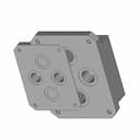 Hydraulic Valve Manifold Block 1 Stage 1 | CAD Model for Energy Systems_60_30_degree_snapshot
