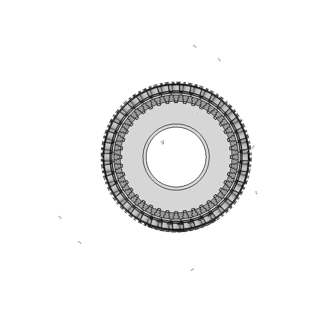 Steam Turbine 17 | CAD Model for Energy Systems_0_90_degree_snapshot