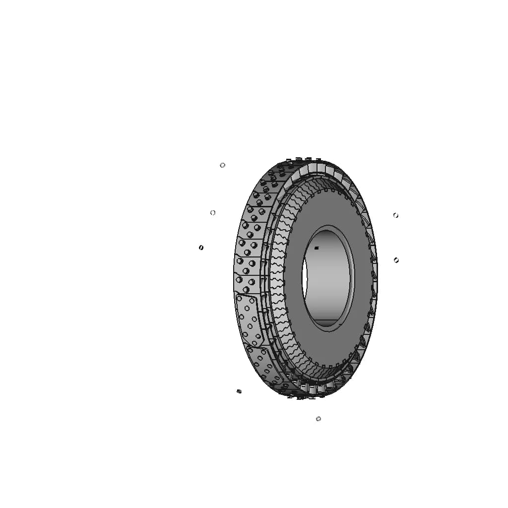 Steam Turbine 17 | CAD Model for Energy Systems_60_30_degree_snapshot