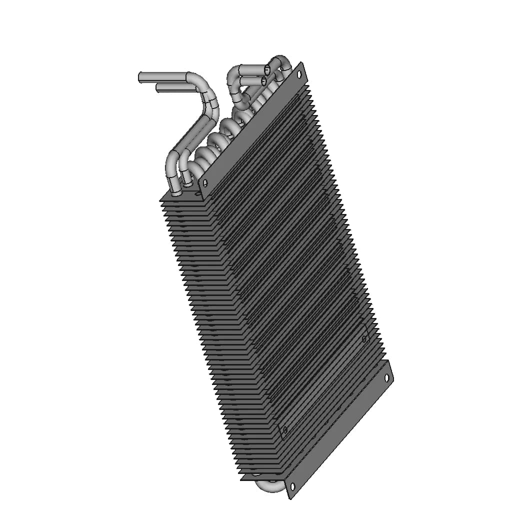 Plate Heat Exchanger 4 | CAD Model for Energy Systems_60_30_degree_snapshot