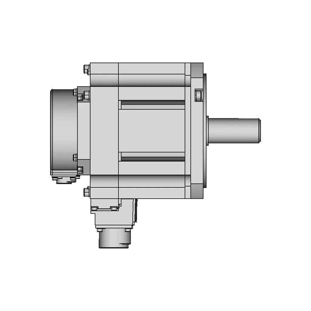Ac Servo Motor 128 | CAD Model for Energy Systems_0_270_degree_snapshot