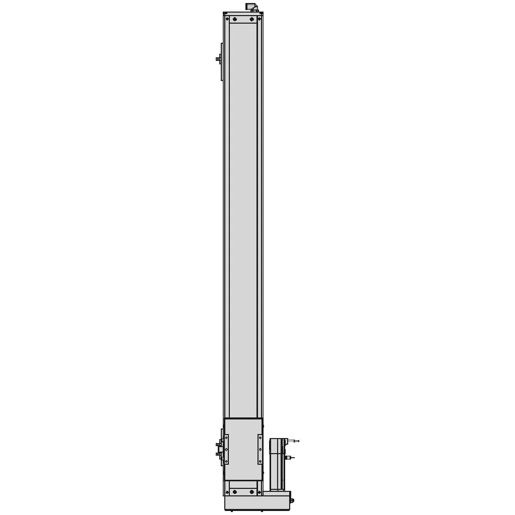Linear Movement With 1050 Mm Stroke 6 | CAD Model for Energy Systems_270_0_degree_snapshot