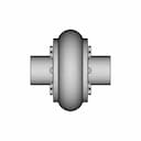 Elastic Coupling With Toroidal Shell 8 | CAD Model for Energy Systems_0_0_degree_snapshot