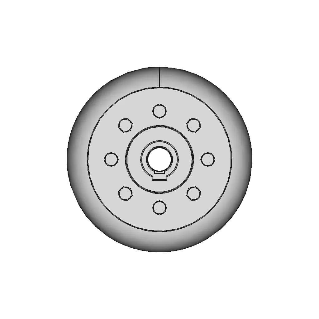 Elastic Coupling With Toroidal Shell 8 | CAD Model for Energy Systems_0_270_degree_snapshot