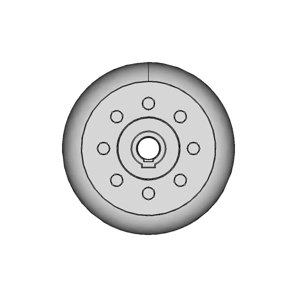 Elastic Coupling With Toroidal Shell 8 | CAD Model for Energy Systems_0_90_degree_snapshot