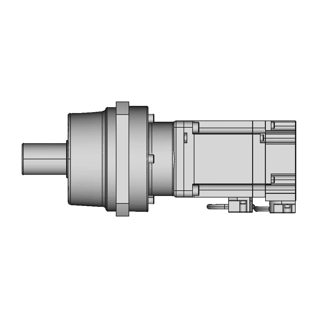Planetary Gear Ac Servo Motor 6 | CAD Model for Energy Systems_0_90_degree_snapshot
