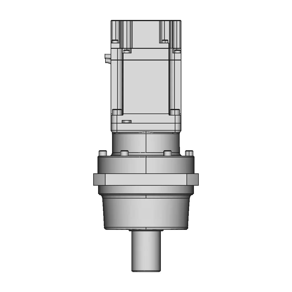 Planetary Gear Ac Servo Motor 6 | CAD Model for Energy Systems_270_0_degree_snapshot