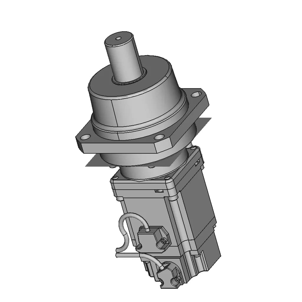 Planetary Gear Ac Servo Motor 6 | CAD Model for Energy Systems_60_30_degree_snapshot
