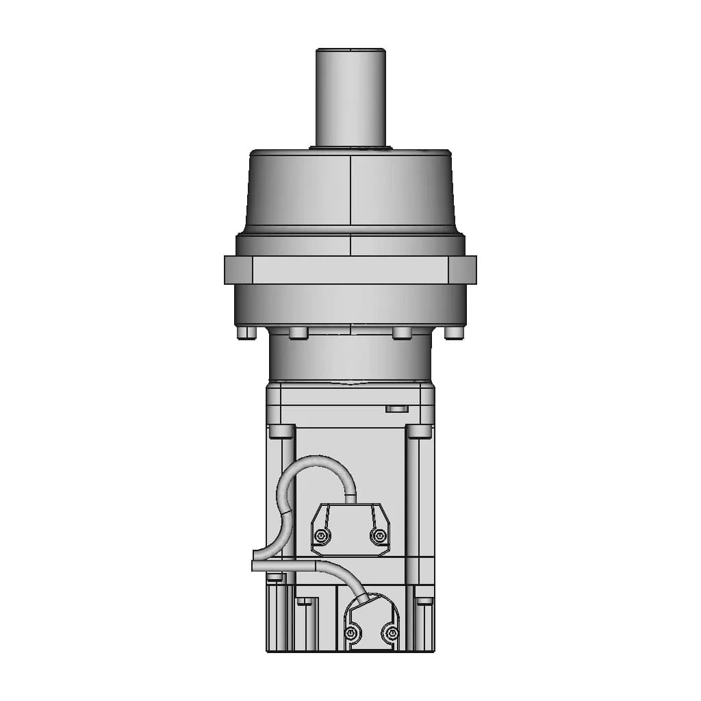 Planetary Gear Ac Servo Motor 6 | CAD Model for Energy Systems_90_0_degree_snapshot