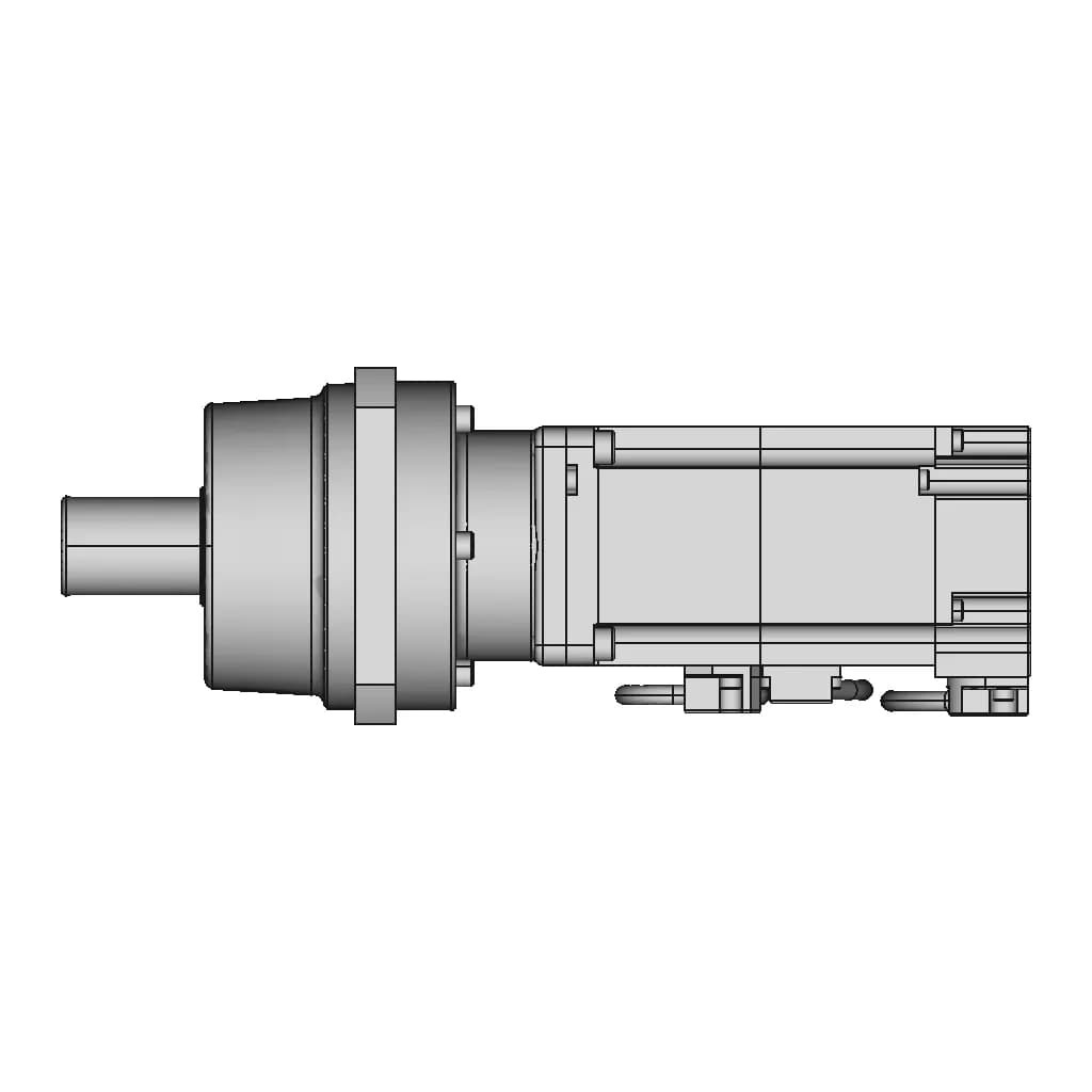 Planetary Gear Ac Servo Motor With Brake 6 | CAD Model for Energy Systems_0_90_degree_snapshot