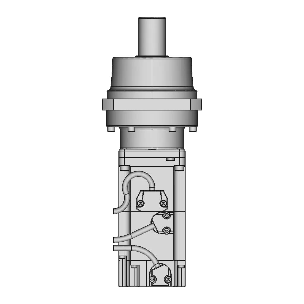 Planetary Gear Ac Servo Motor With Brake 6 | CAD Model for Energy Systems_90_0_degree_snapshot