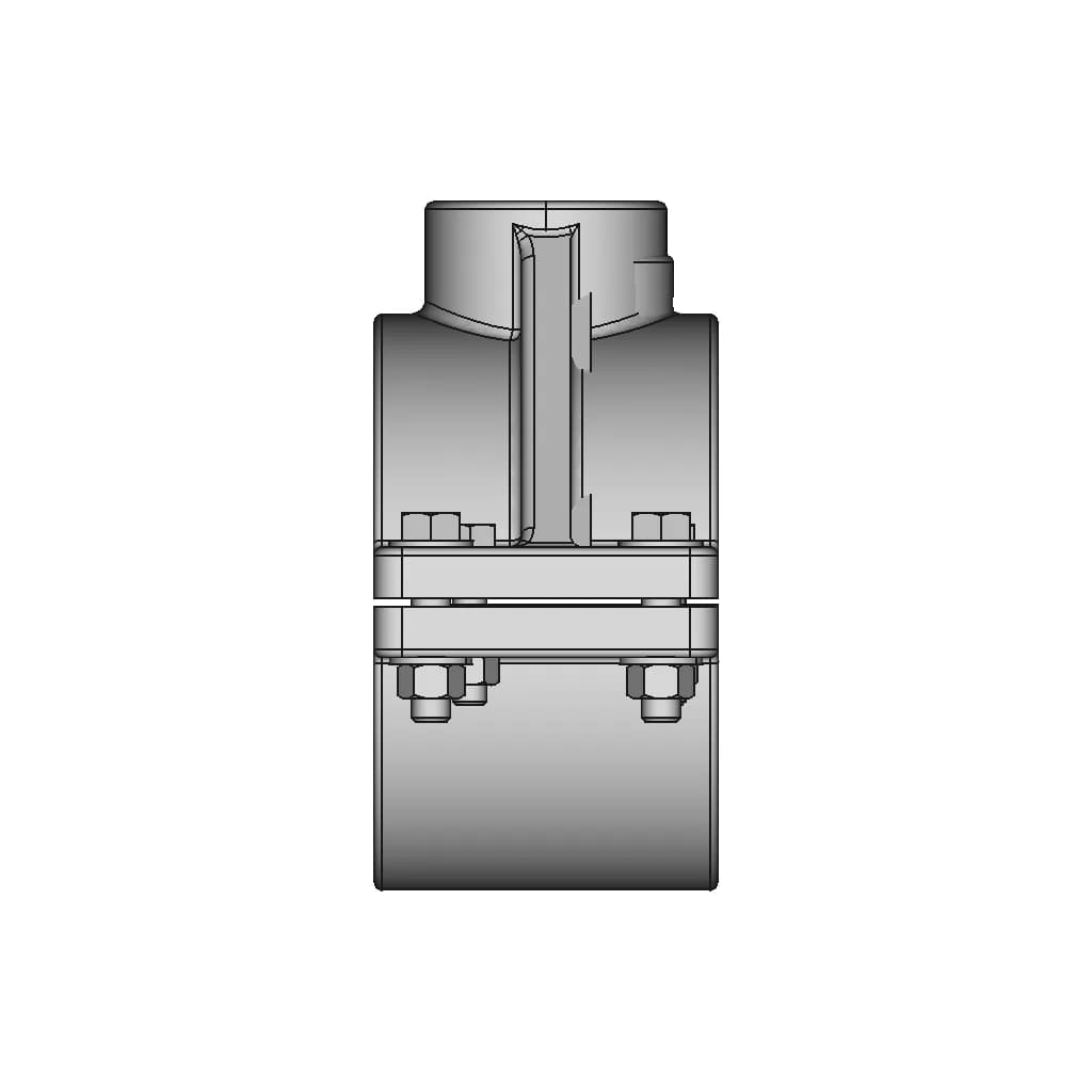 Piping Threaded Side Conn Clamp O4 X O1 | CAD Model for Energy Systems_0_270_degree_snapshot