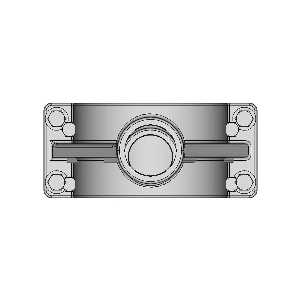 Piping Threaded Side Conn Clamp O4 X O1 | CAD Model for Energy Systems_270_0_degree_snapshot