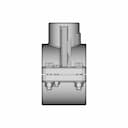 Piping Threaded Side Conn Clamp O3 X O1 | CAD Model for Energy Systems_0_270_degree_snapshot