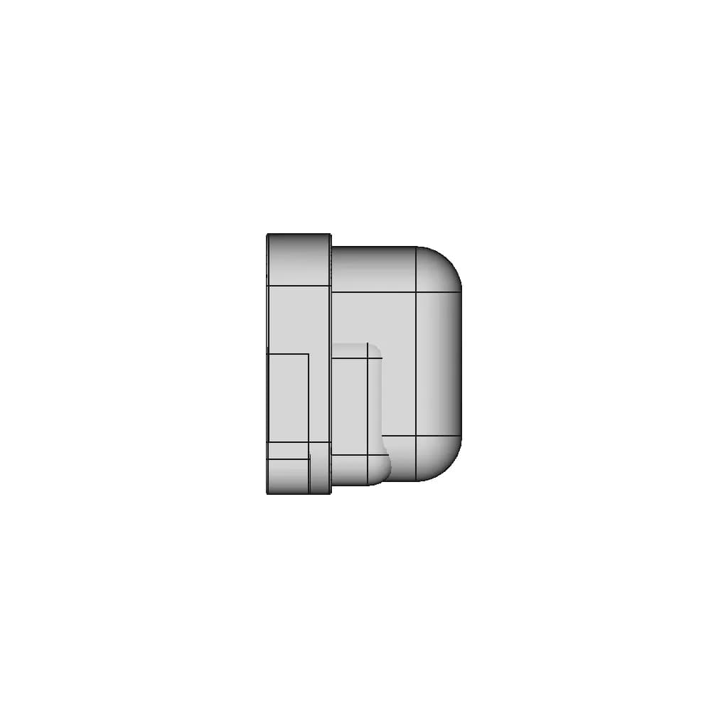 Dy3021 Standard Lampada Plafoniera 500X200 1 | CAD Model for Energy Systems_0_270_degree_snapshot