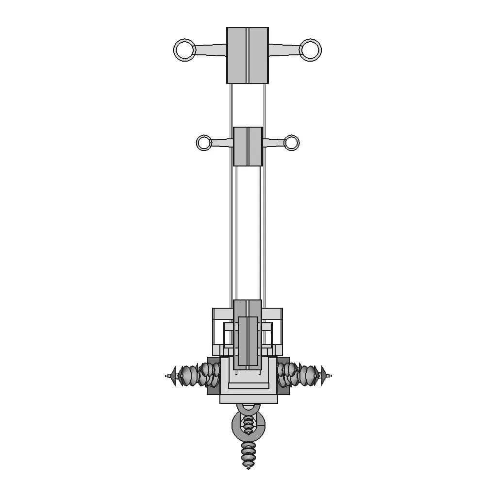 Sezionatore Mt Ims Interruttore Di Manovra Da Esterno | CAD Model for Energy Systems_270_0_degree_snapshot