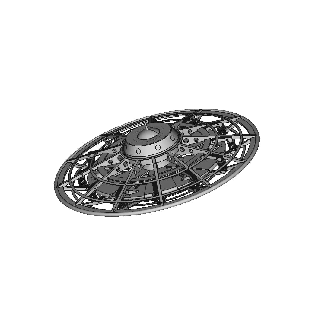 Otc X1 Spacecraft 2 | CAD Model for Energy Systems_60_30_degree_snapshot