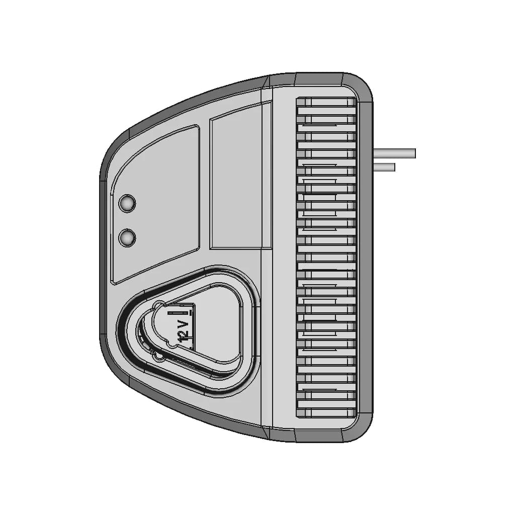 Milwaukee M12 Battery Charger 1 | CAD Model for Energy Systems_270_0_degree_snapshot