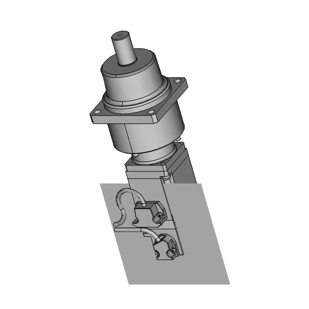 Planetary Gear Ac Servo Motor 5 | CAD Model for Energy Systems_60_30_degree_snapshot