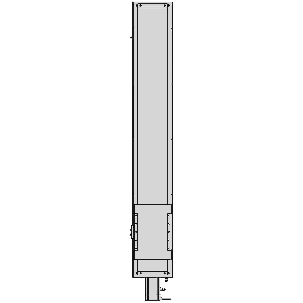 Linear Movement With 1050 Mm Stroke 3 | CAD Model for Energy Systems_270_0_degree_snapshot