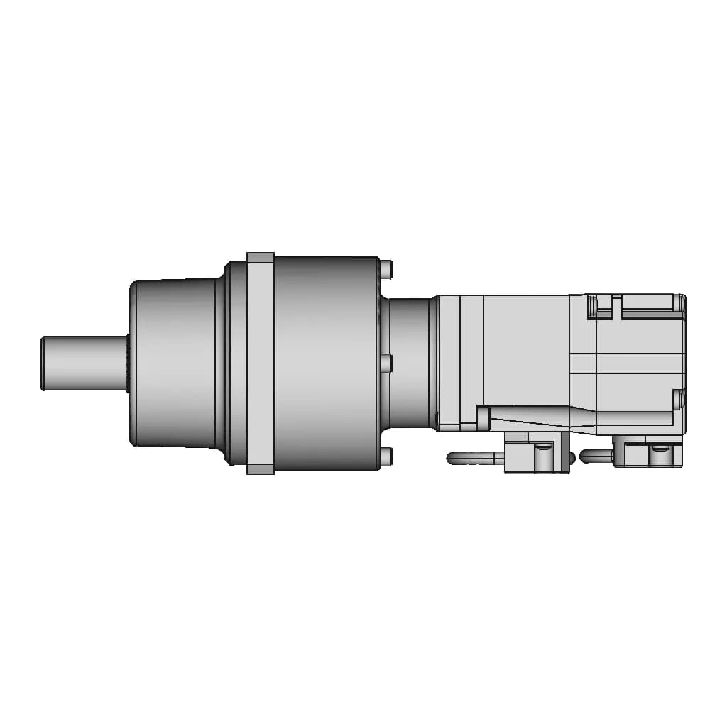 Planetary Gear Ac Servo Motor 4 | CAD Model for Energy Systems_0_90_degree_snapshot