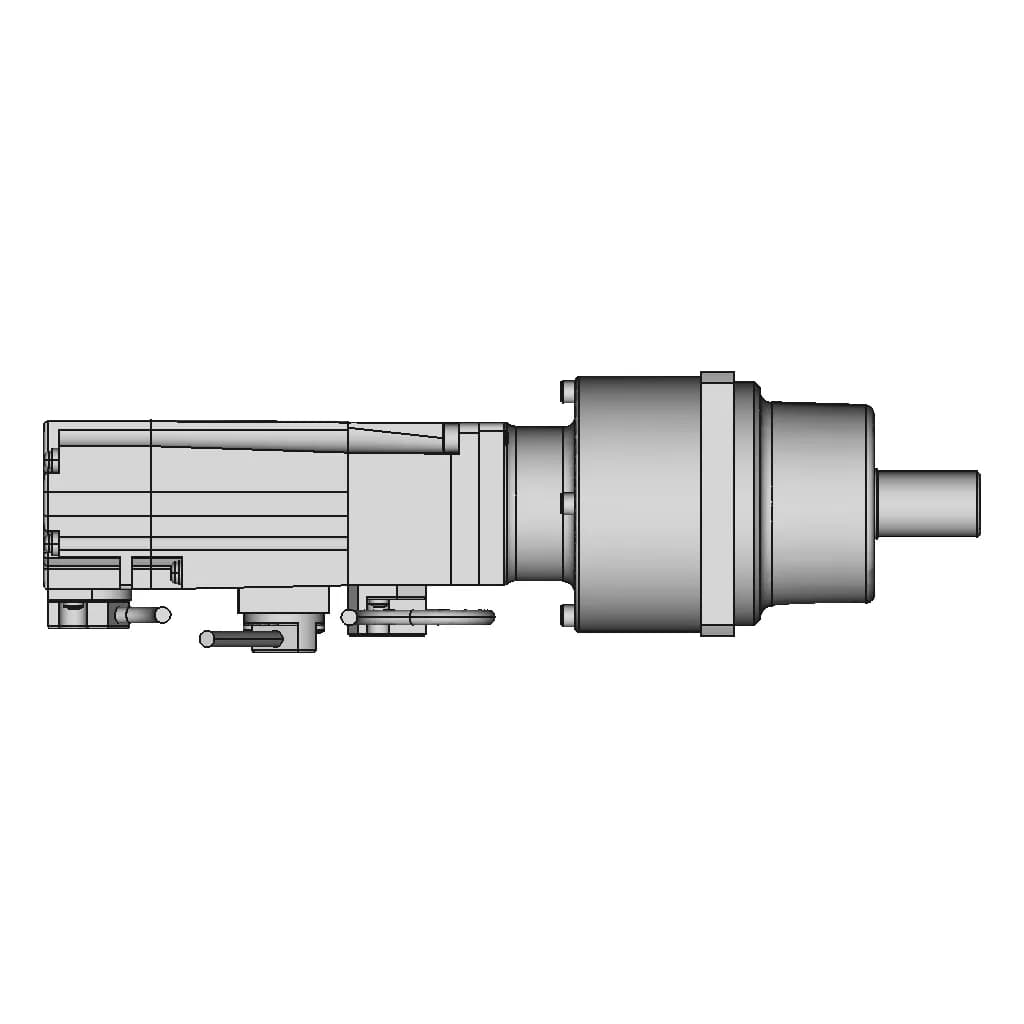 Planetary Gear Ac Servo Motor With Brake 4 | CAD Model for Energy Systems_0_270_degree_snapshot