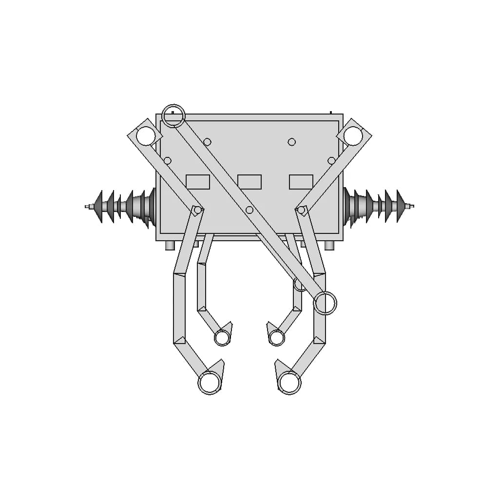Sezionatore Mt Ims Interruttore Di Manovra Da Esterno | CAD Model for Energy Systems_90_0_degree_snapshot