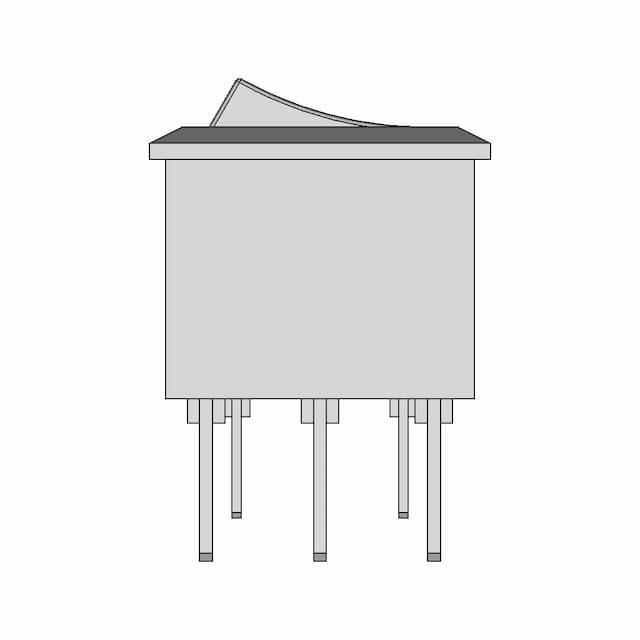 Kcd1 2 103 Rocker Switch 1 | CAD Model for Energy Systems