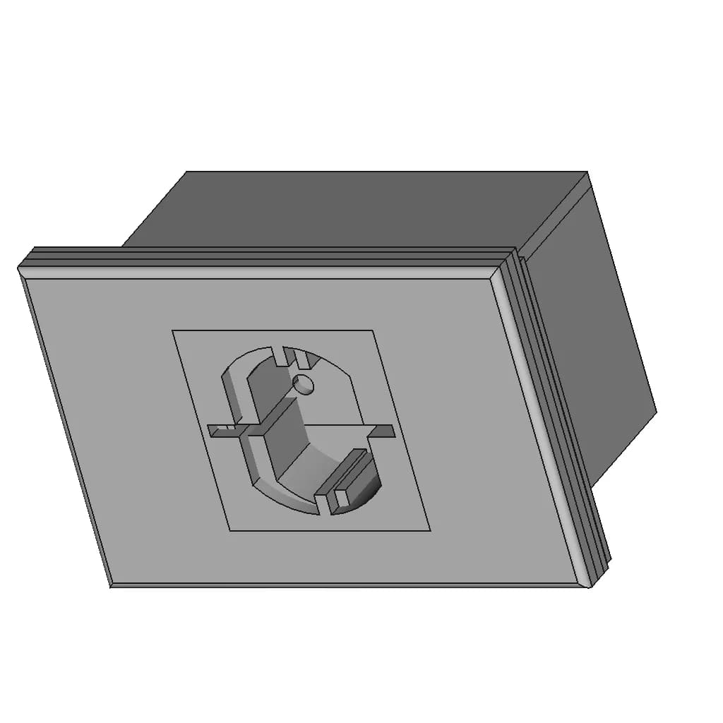 Presa Shuco Da Parete 1 | CAD Model for Energy Systems_60_30_degree_snapshot