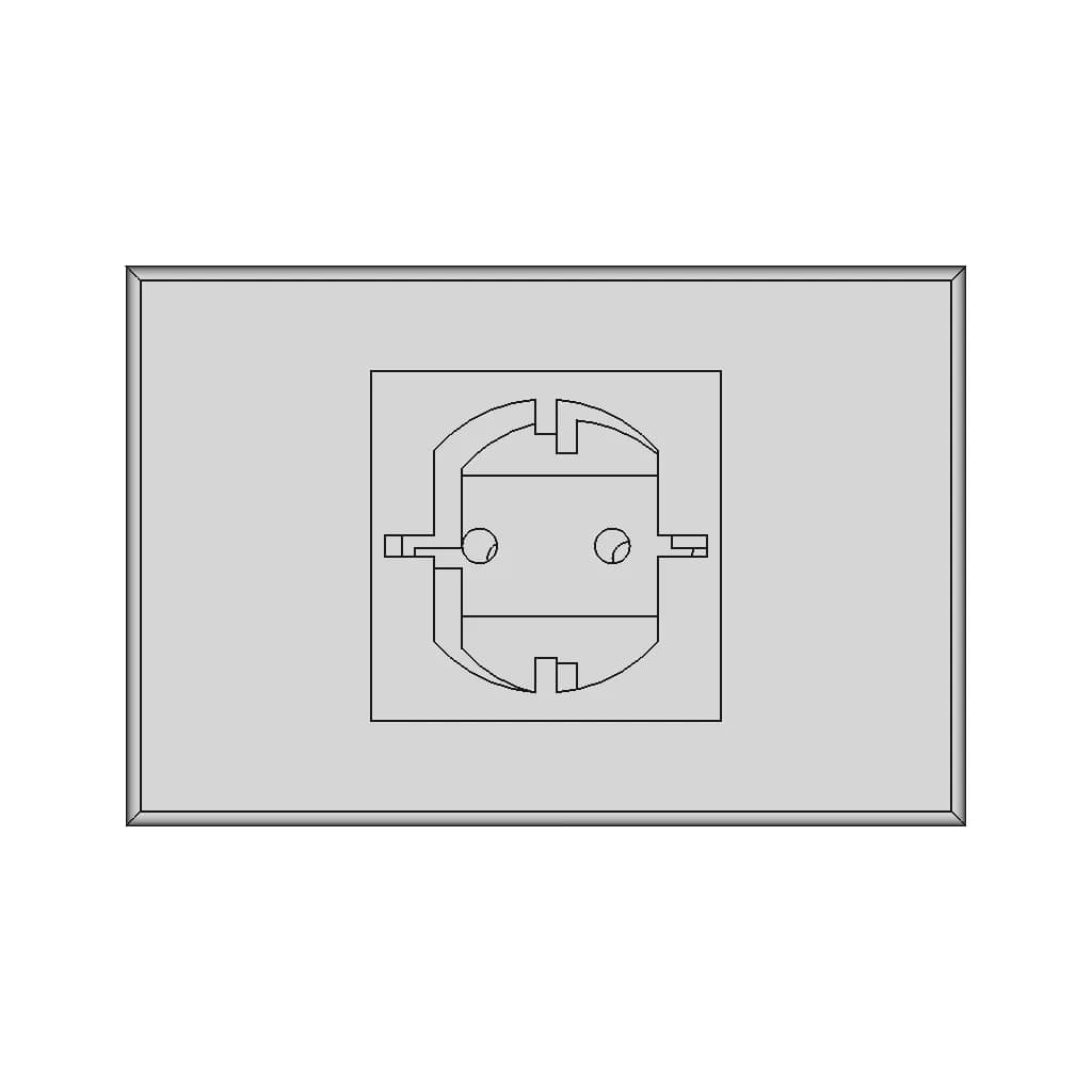 Presa Shuco Da Parete 1 | CAD Model for Energy Systems_90_0_degree_snapshot