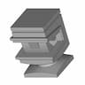 Sistema De Proteccion Contra Rayos En Alambron De | CAD Model for Energy Systems_60_30_degree_snapshot