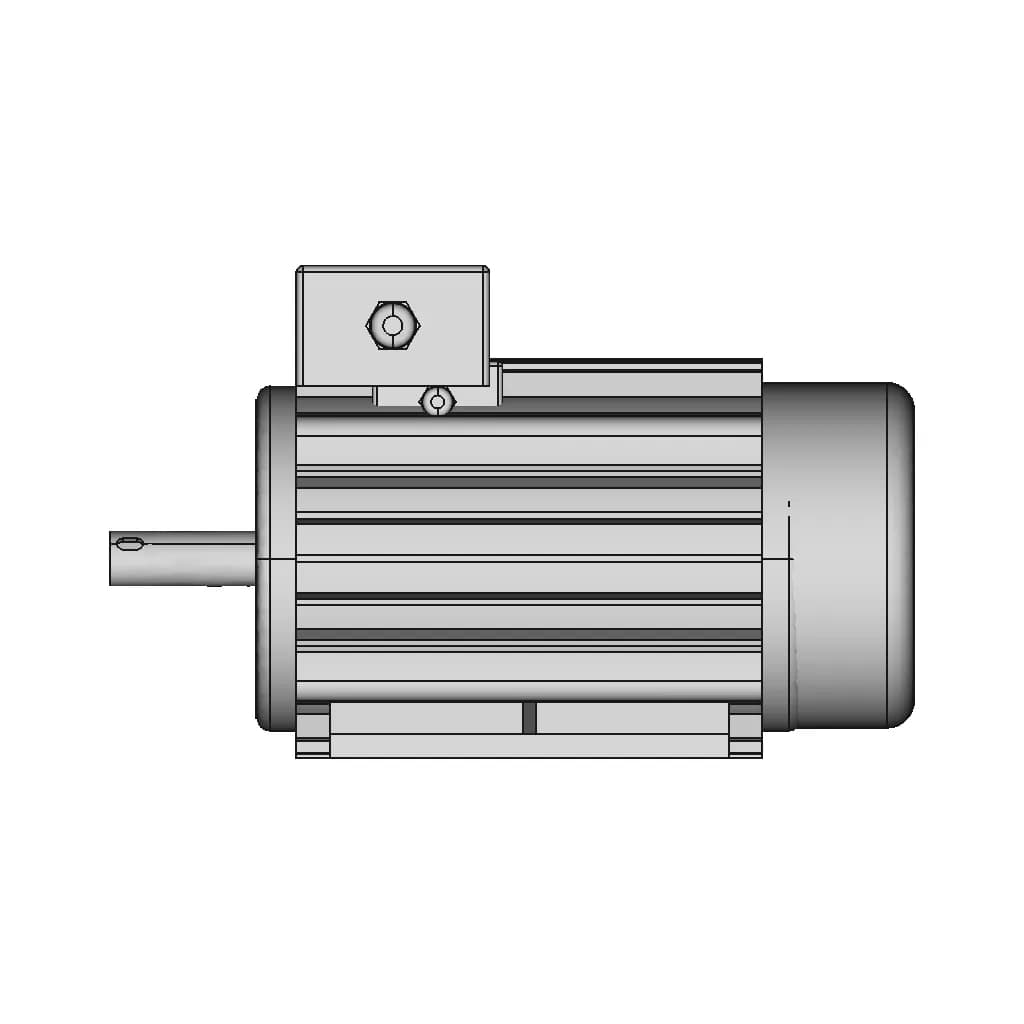 Motor 15 Hp 1 | CAD Model for Energy Systems_0_90_degree_snapshot