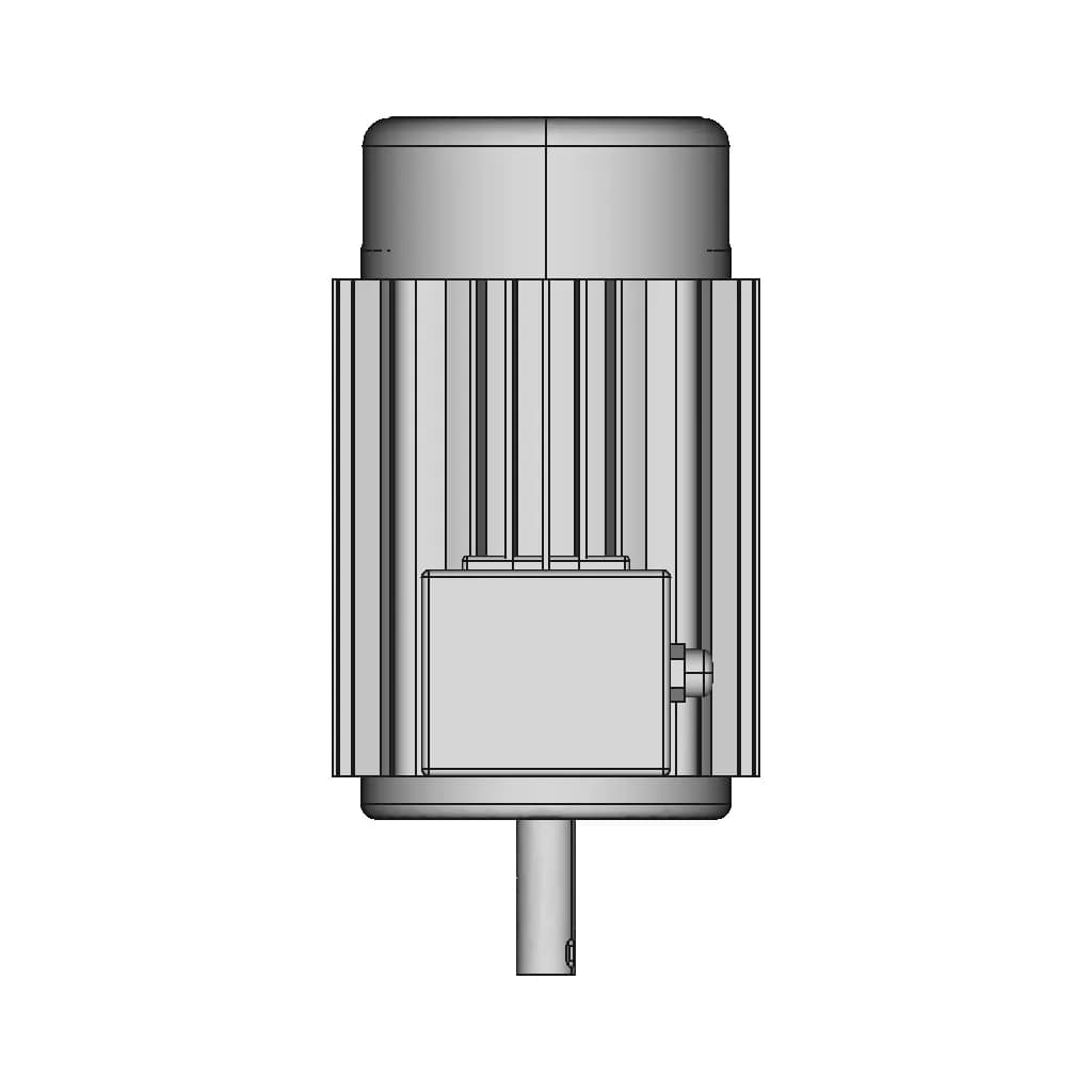 Motor 15 Hp 1 | CAD Model for Energy Systems_270_0_degree_snapshot