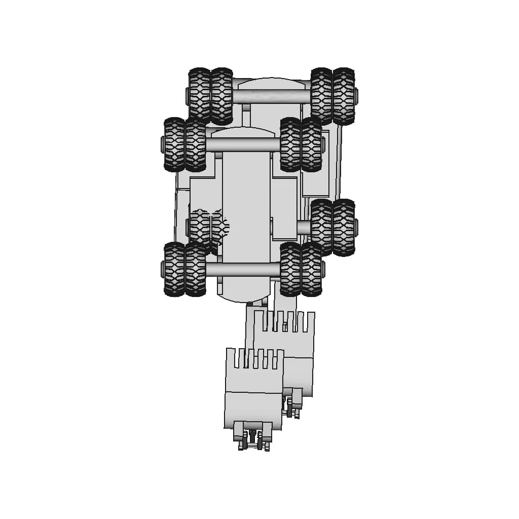 Wheeled Excavator 1 | CAD Model for Energy Systems_90_0_degree_snapshot