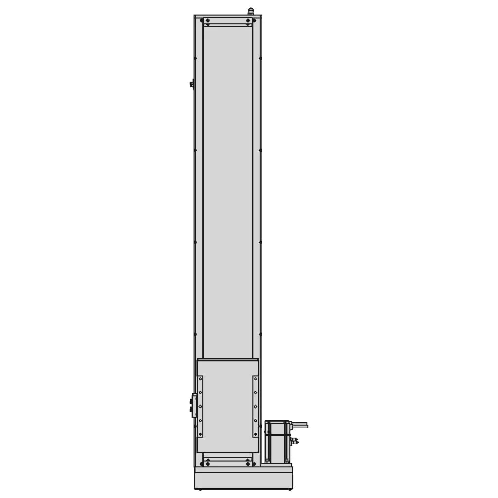 Linear Movement With 1050 Mm Stroke 2 | CAD Model for Energy Systems_270_0_degree_snapshot