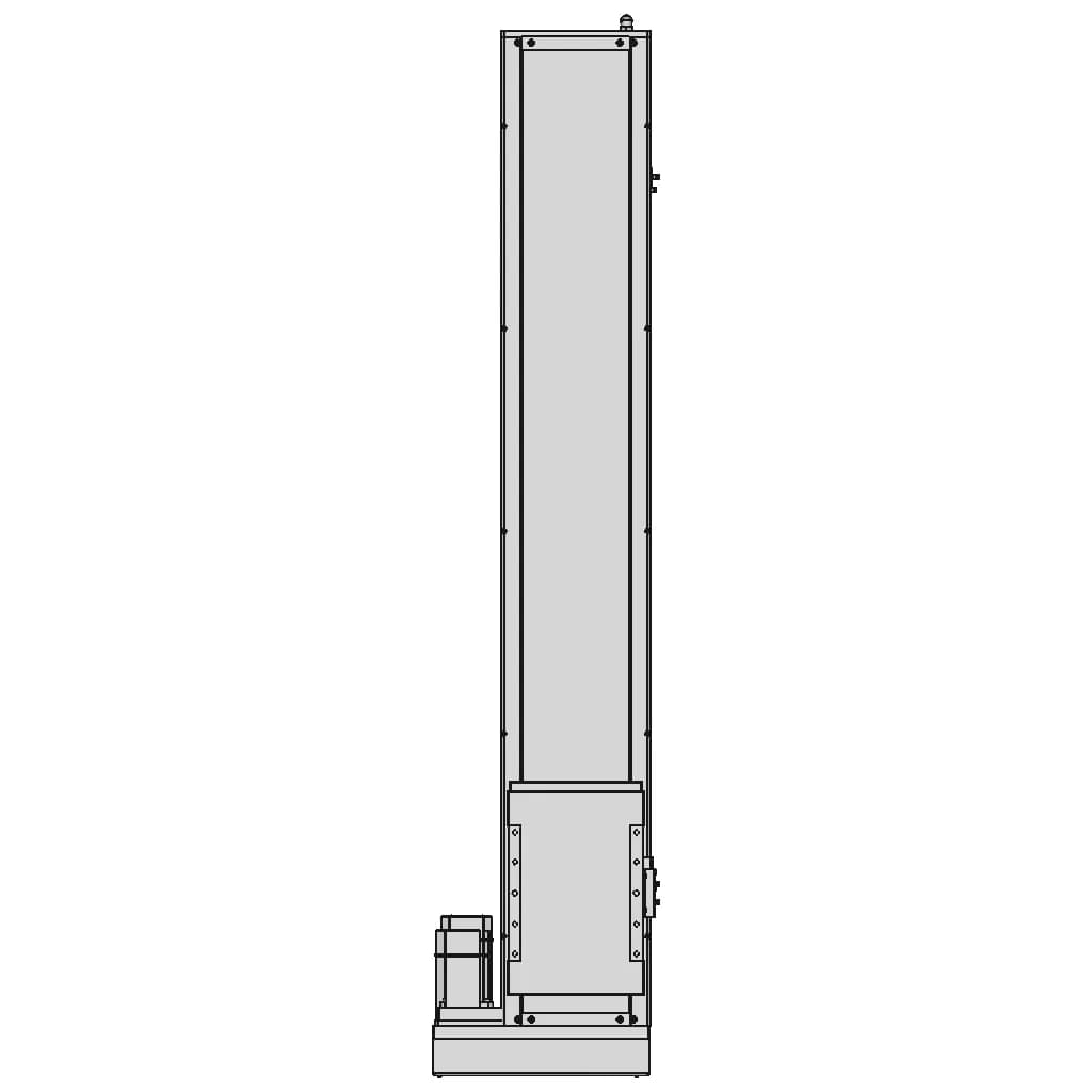 Linear Movement With 1050 Mm Stroke 1 | CAD Model for Energy Systems_270_0_degree_snapshot