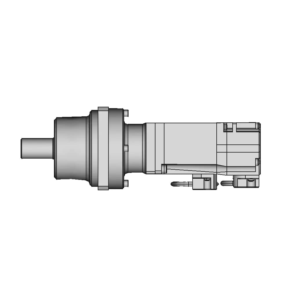 Planetary Gear Ac Servo Motor 3 | CAD Model for Energy Systems_0_90_degree_snapshot