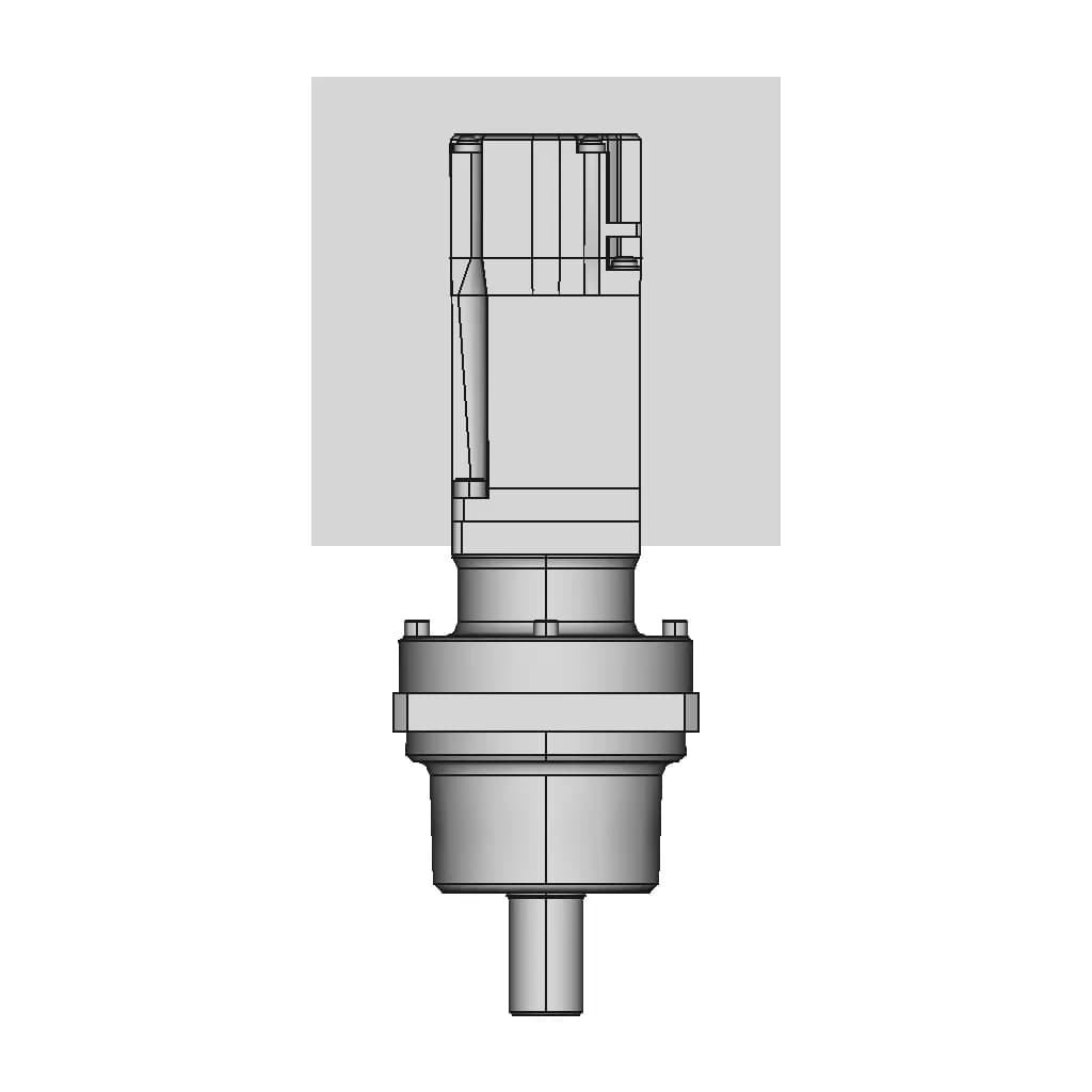 Planetary Gear Ac Servo Motor 3 | CAD Model for Energy Systems_270_0_degree_snapshot