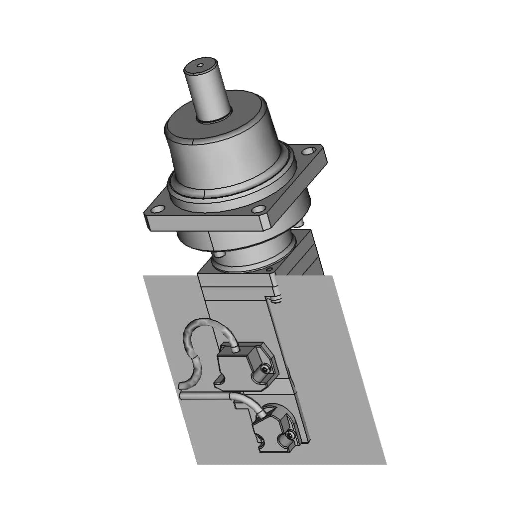 Planetary Gear Ac Servo Motor 3 | CAD Model for Energy Systems_60_30_degree_snapshot