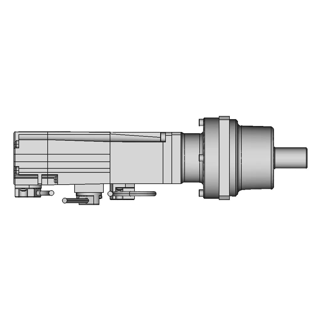 Planetary Gear Ac Servo Motor With Brake 3 | CAD Model for Energy Systems_0_270_degree_snapshot
