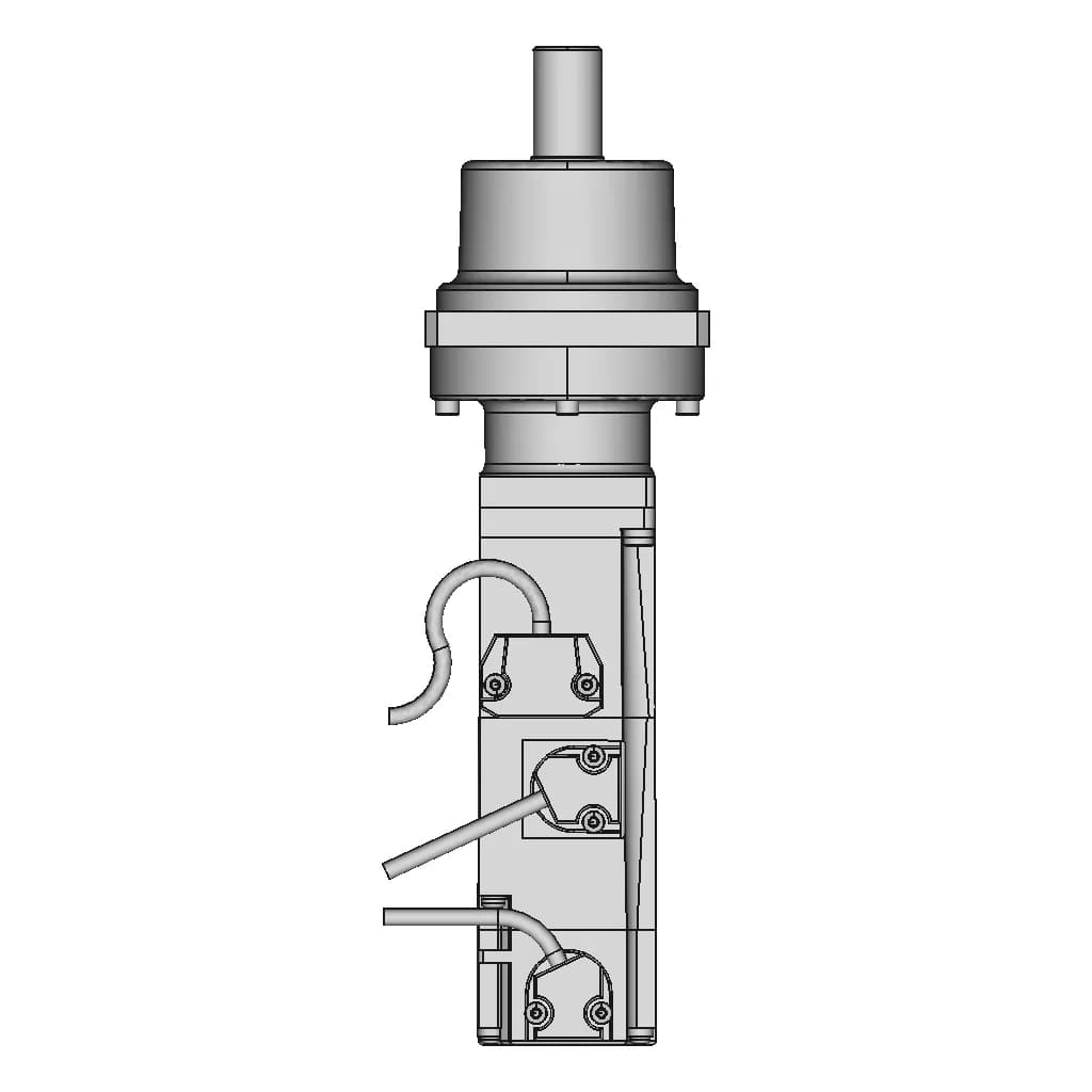 Planetary Gear Ac Servo Motor With Brake 3 | CAD Model for Energy Systems_90_0_degree_snapshot