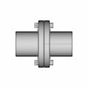 Rigid Flange Coupling 14 | CAD Model for Energy Systems_270_0_degree_snapshot