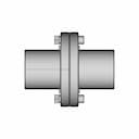 Rigid Flange Coupling 14 | CAD Model for Energy Systems_90_0_degree_snapshot